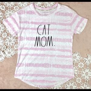 Rae Dunn “CAT MOM” Sleepwear Shirt NWOT